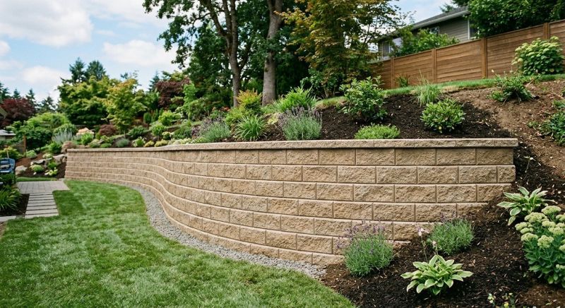 Block Retaining Wall Installation in Tampa, FL