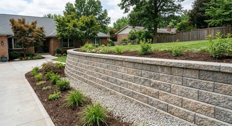 Block Retaining Wall Installation in Daytona Beach, FL