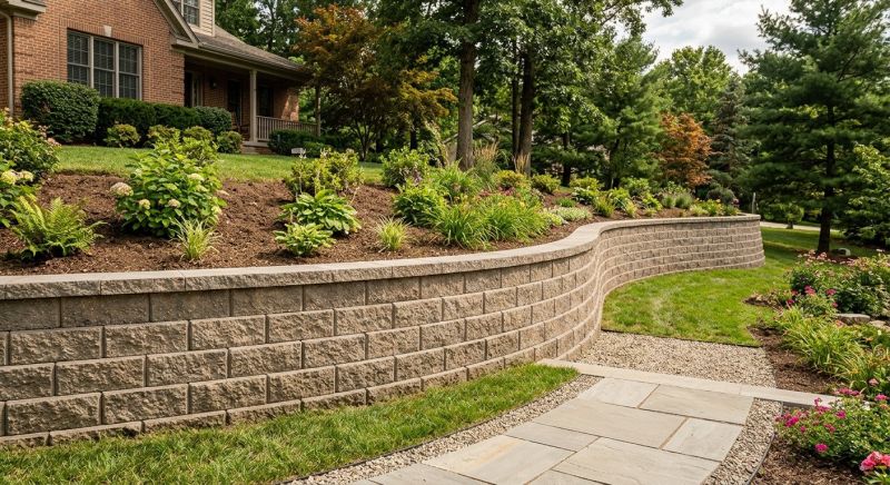 Block Retaining Wall Installation in Vero Beach, FL