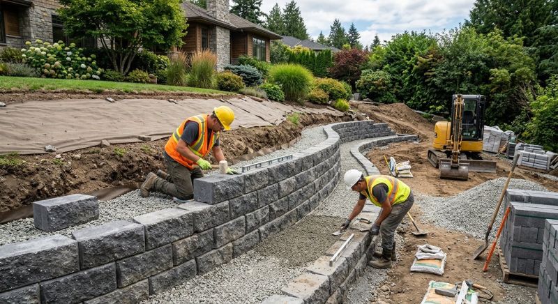 Hardscape Wall Construction in Napa, CA