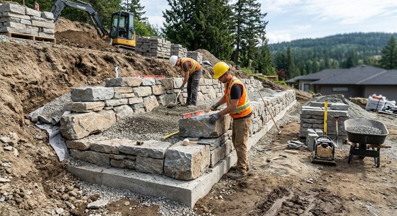 Hardscape Wall Construction in Ocala, FL