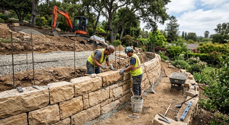 Landscape Wall Construction in Deland, FL