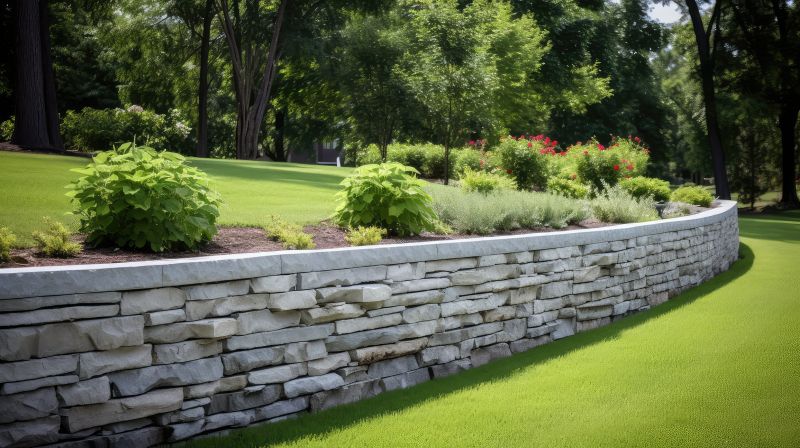 Landscape Wall Construction in Rockwall, TX