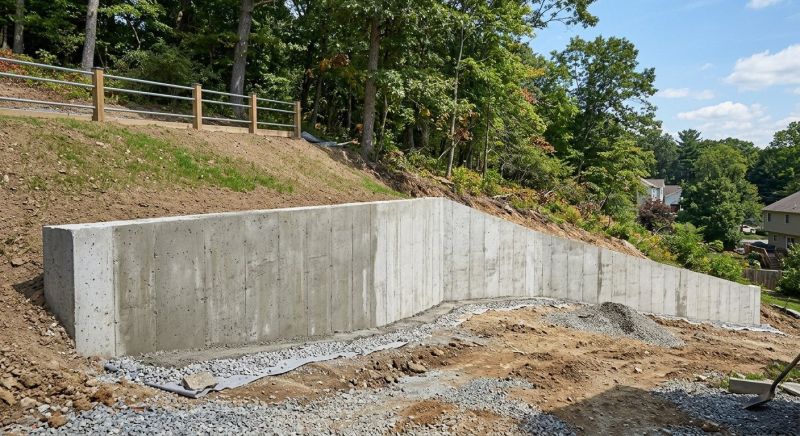 Retention Wall Construction in Clermont, FL