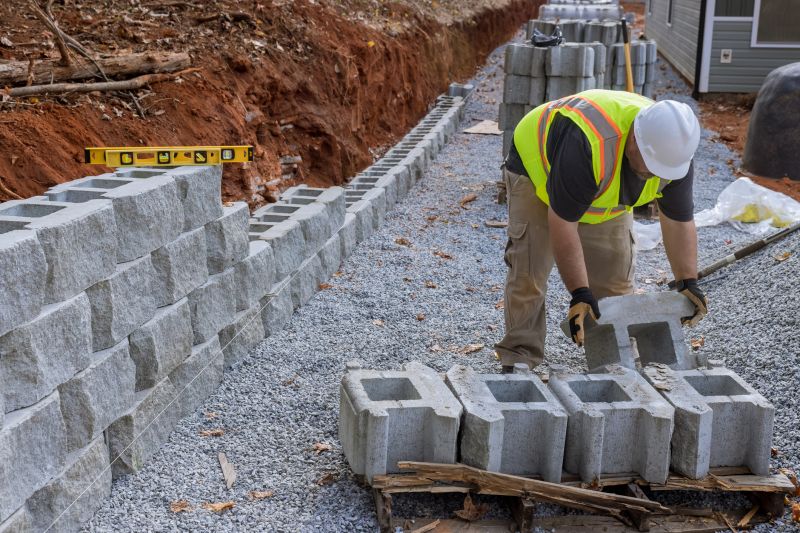 Retention Wall Construction in Napa, CA
