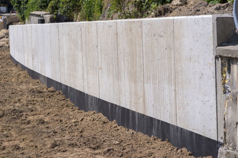 Retention Wall Installation