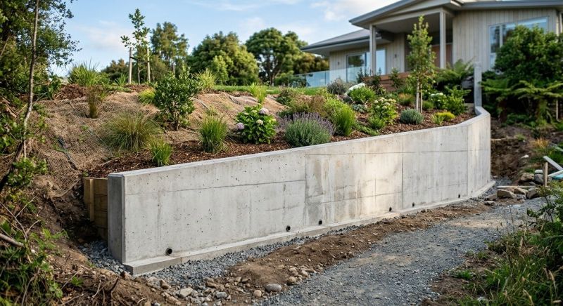 Retention Wall Installation in Honolulu, HI